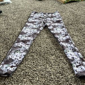 Fabletics leggings, flowery pattern